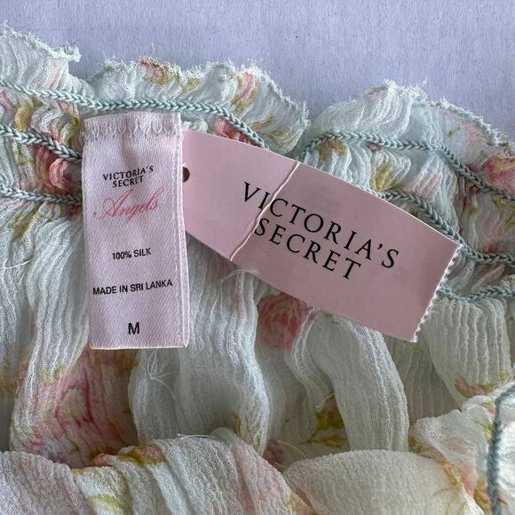 Md NWT Y2K VTG Victorias Secret 2004 Rare Silk Sequin Rose Panty Floral Lingerie - Picture 8 of 8